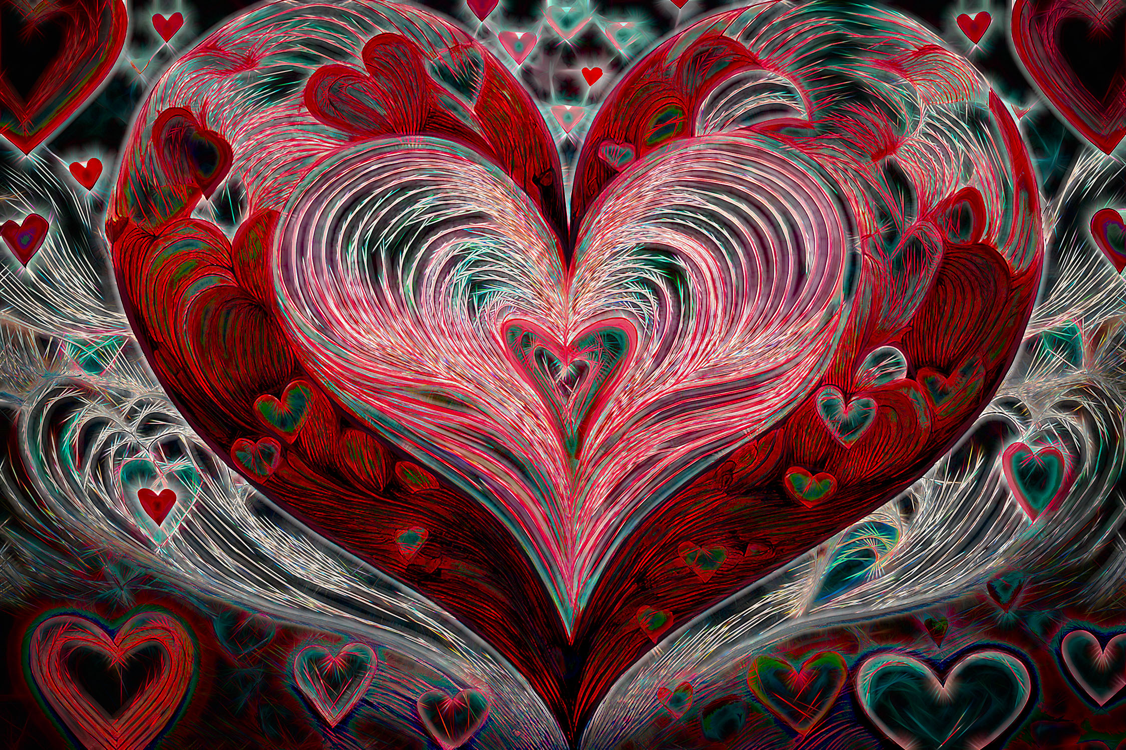 Crystaline fragile hearts