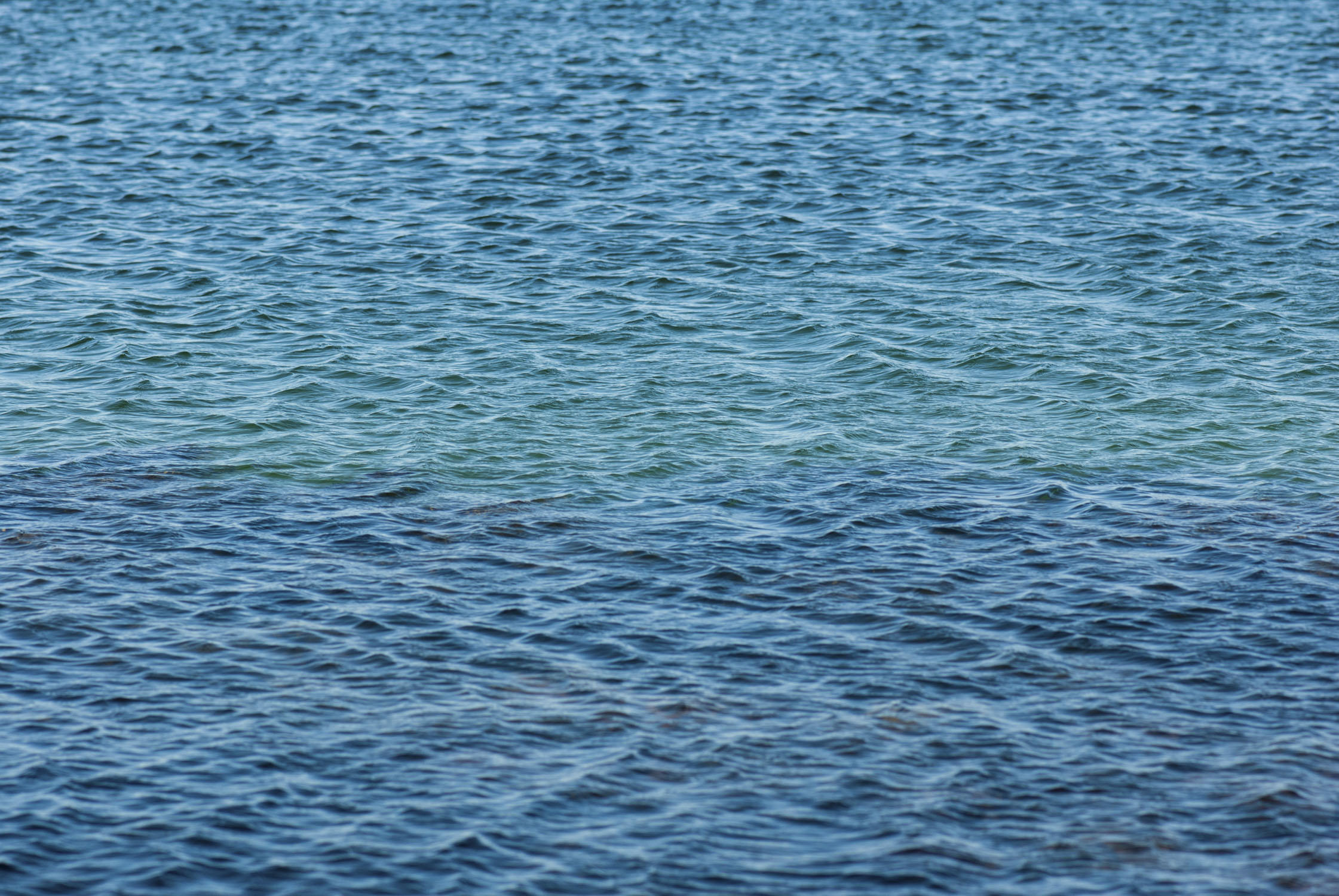 Water with different shades of blue